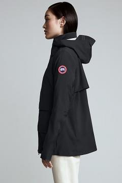 Chamarras Canada Goose Mujer Outlet - Pacifica Chubasquero Negros WD9786502